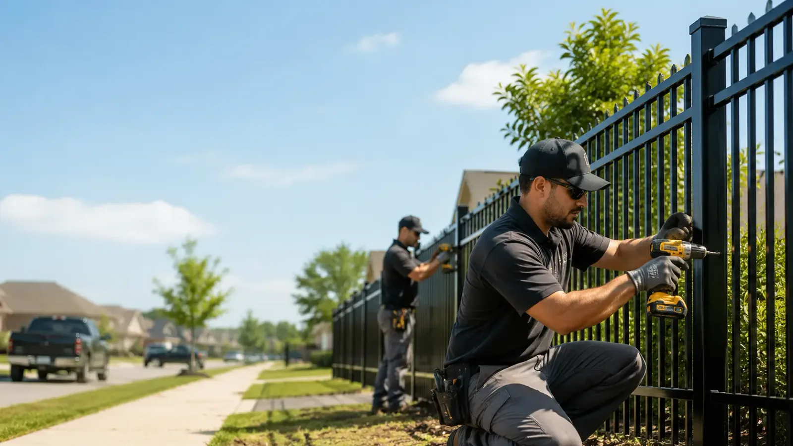 Metal Fence Installation in Raleigh, ND